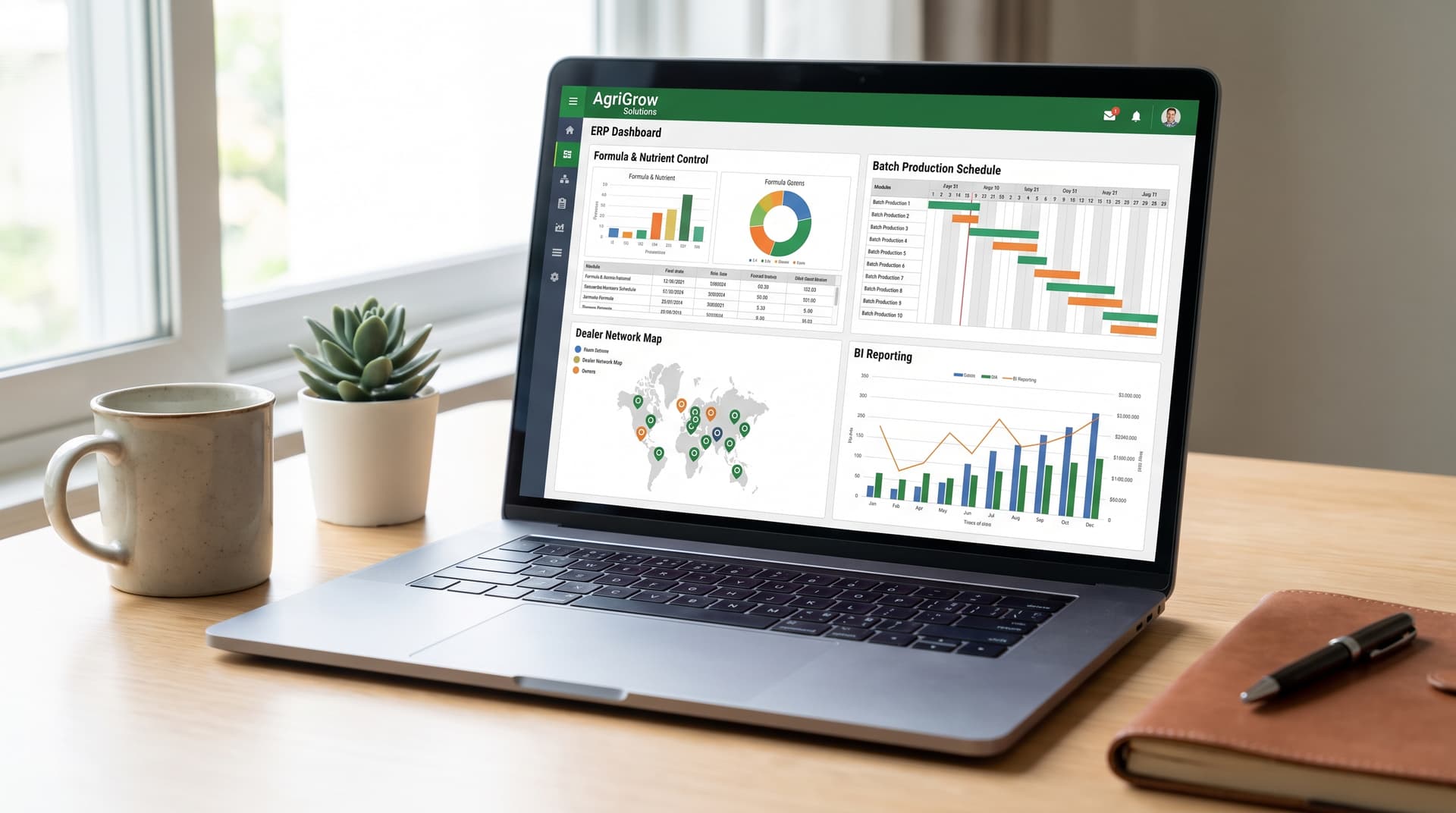 Fertilizer & Agrochemicals ERP project preview
