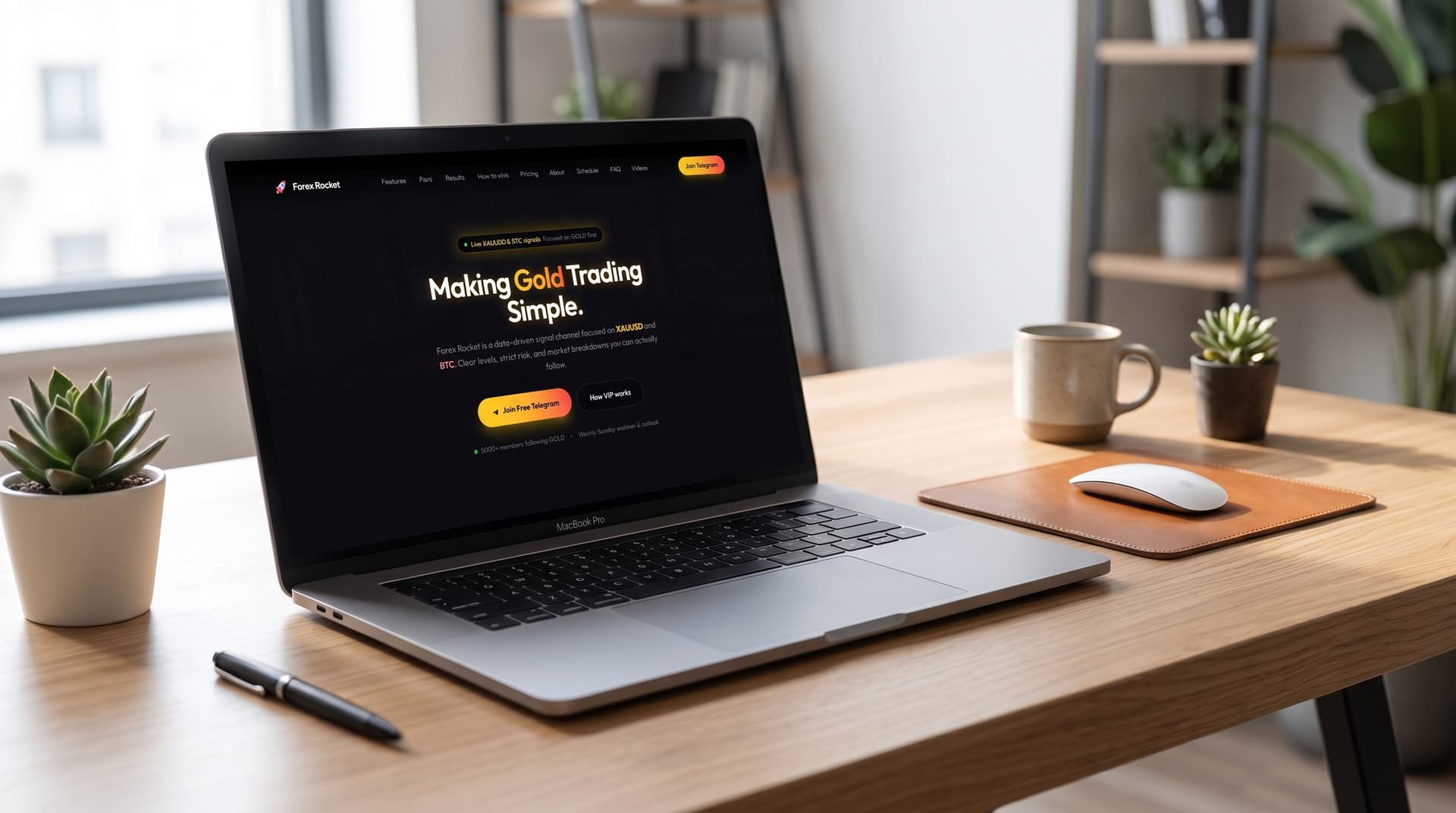 Trading Community Landing case study preview